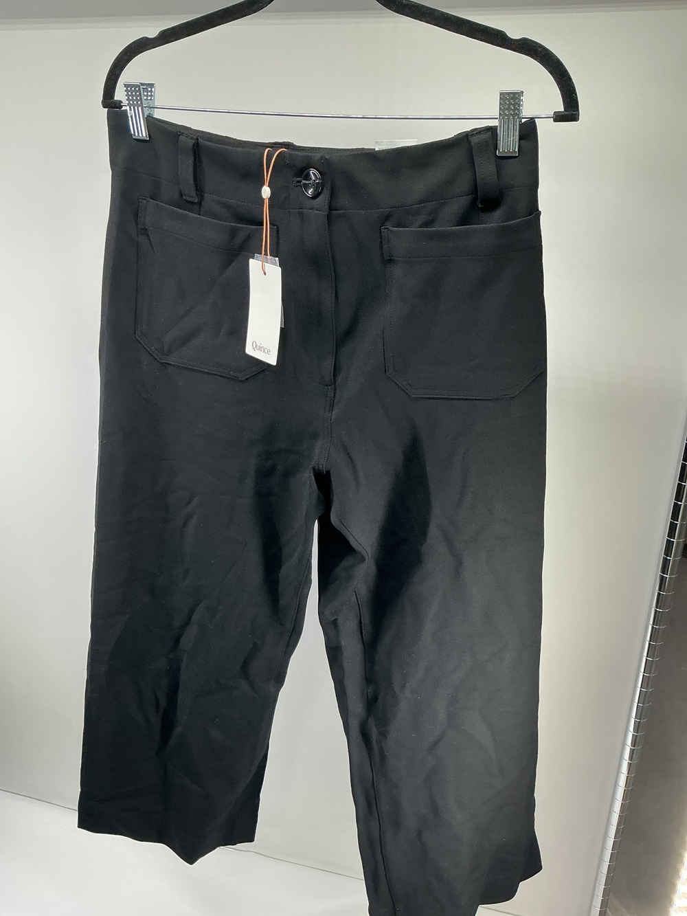 Ultra-Stretch Ponte Cropped Wide Leg Pants - 26" (NEW)